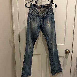 Guess Women's Straight Leg Blue Jeans